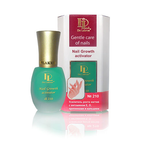 № 210 Усилитель роста ногтей с витамином E, D, протеинами и кальцием Nail Growth activator